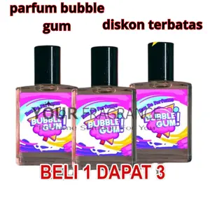 BELI 1 DAPAT 3 PARFUM BUBBLE GUM PARFUM BEST SELLER 30ML