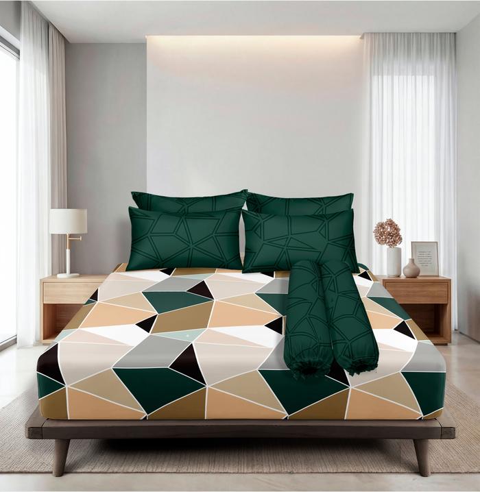 Gambar Illusions Grand - Sprei Queen 160x200 Tinggi 25Cm Bantal 2 - Helbi dari Lady Rose Sprei Kab. Bandung Tokopedia
