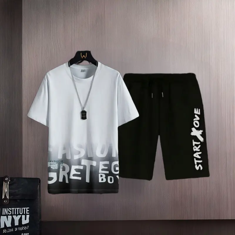COD-TOKTOK999-SETELAN OVERSIZE BOY STAR SIZE ML,XL,XXL STELAN FIT PRIA WANITA 1SET KAOS DISTRO 0