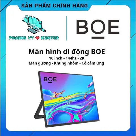 Màn Hình Di Động BOE 10.5",11.6'',13'',14'',16'' - HD, FHD, QHD - Cảm Ứng - Bảo Hành Đổi Mới