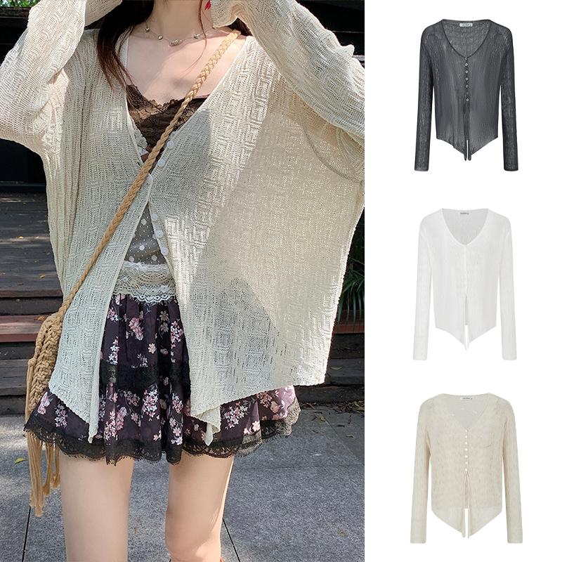 Áo Thun Dệt Kim Nữ, MosesQueen, Màu Trơn Thoáng Khí, Vải Mềm Và Co Giãn, Thích Hợp Mặc Hàng Ngày, Công Sở Và Đi Chơi Cuối Tuần, Thời Trang Và Dễ Phối Đồ, # 59820