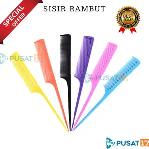 PUSAT17 SISIR RAMBUT PANJANG / SISIR RAMBUT / SISIR PANGKAS RAMBUT / SISIR SALON / SISIR LANCIP / SISIR SASAK / SISIR GUNTING RAMBUT MURAH