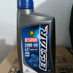 Suzuki oli motor ECSTAR R5000 20W-50 4T Engine Oil MA 0.8L untuk Performa Mesin Optimal