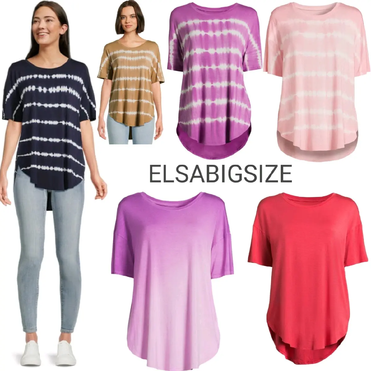 KAOS OBLONG TIEDYE SUPER JUMBO MELAR