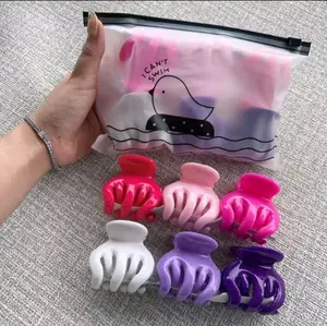 6 PCS Jedai Bangkok 5 CM Free Zipper Jepit Rambut HK 5CM Jedai Cakar