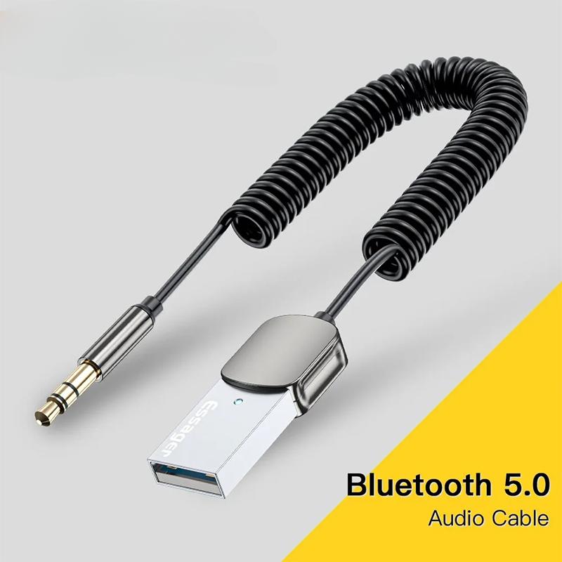 Product Introduction of Bluetooth Audio Receiver Dongle USB To 3.5mm Jack Car Audio Aux Bluetooth 5.0 Handsfree Kit 34
