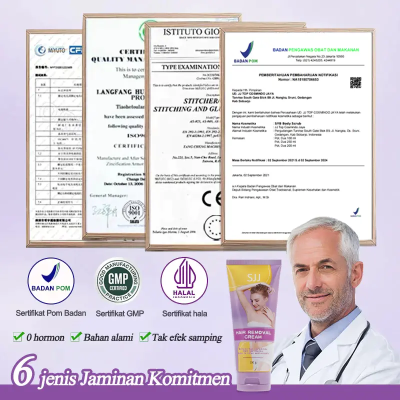 【Beli 5 Gratis 5 】【Halal】Depilatory Cream untuk Perawatan Kulit krim bulu ketiak pencabut bulu ketiak hair wax removal Perontok Waxing 8