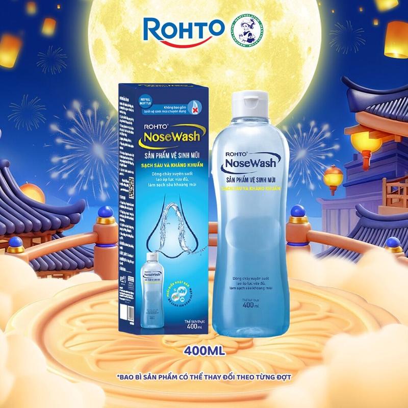 Dung dịch vệ sinh mũi Rohto NoseWash (Bình thay thế) 400ml
