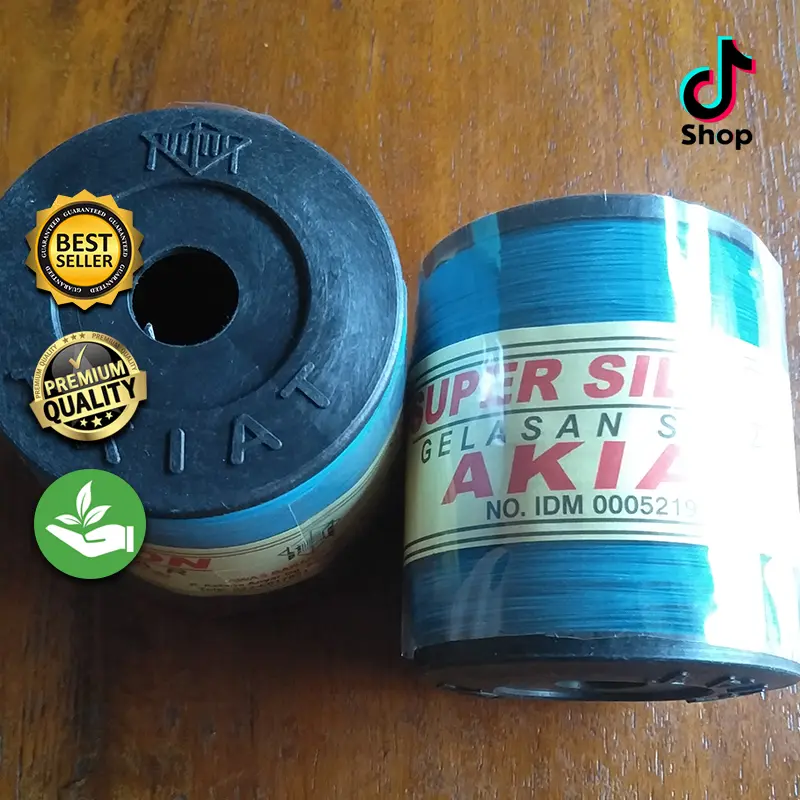 GELASAN SUPER SILICON AKIAT ORIGINAL / SPECIAL QUALITY NO 1 / SIZE 0.22 / PANJANG 200 METER 0