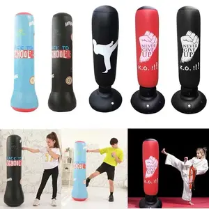 samsak tinju boxing bela diri Vertical Punching Bag Tiang Samsak Tinju Boxing Punch Target