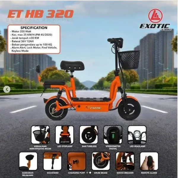 EXOTIC ELECTRIC SCOOTER HB-320