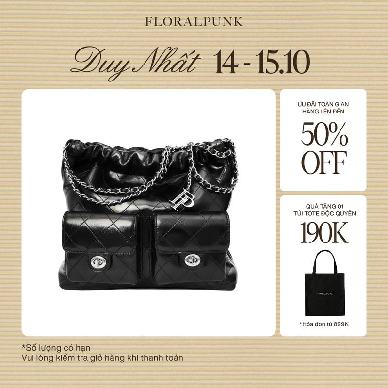 Túi xách Floralpunk Brooklyn Pocket Shopper - Chất liệu Da PU - Đeo vai / Xách tay