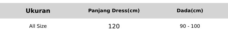 Product Introduction of MS Dress Rajut Venus Ld 90 - 100 cm P 120 cm B 300 gr Cotton Polyester #4525 0