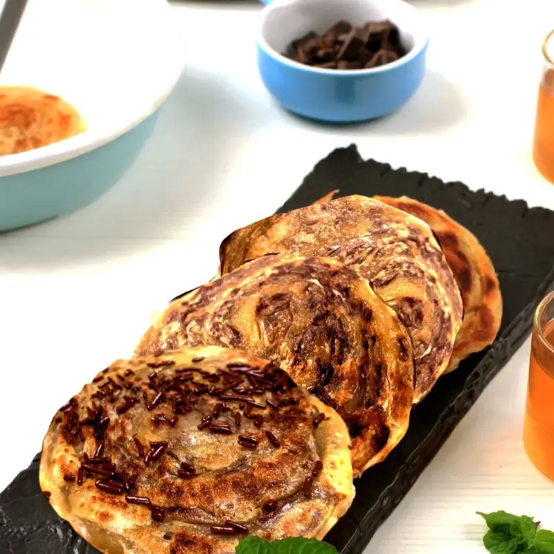 Roti Maryam Hemat 2 Pack Rasa Original dan Coklat Makanan Frozen Food 1