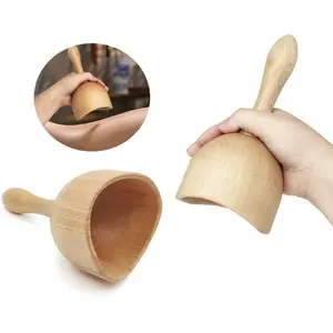 Terbaru Wood Cupping Therapy Massage Tools Cup Lymphatic Drainage Massager Tools for Maderoterapia K