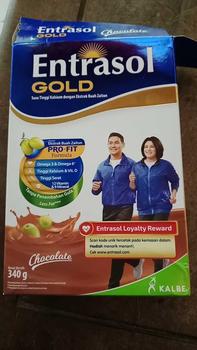 Product Review of ENTRASOL GOLD CHOCOLATE 340 G from Q** 0