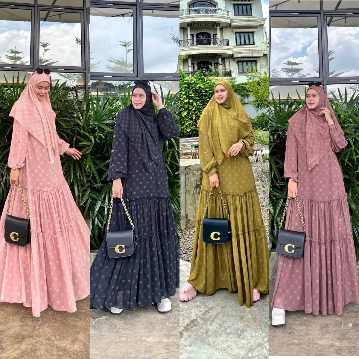 GAMIS RAYA DP DITHYA PRATIWI SIGNATURE | GAMIS PRINTING PREMIUM ORIGINAL
