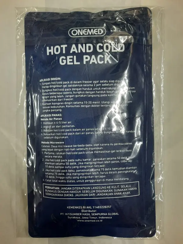 Hot and Cold Gel Pack merek Onemed gel panas dingin pack 1