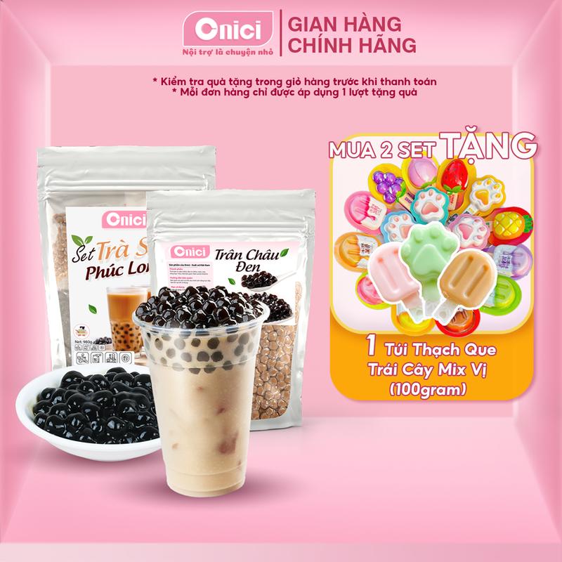 Combo trà sữa plus 30-35 ly + 250GR trân châu đen Bếp Của Mẹ ONICI