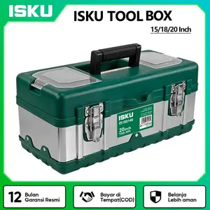 ISKU Tool box Besar 20 inch Kotak Perkakas Bahan Stainless Steel