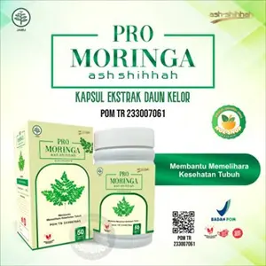 PAKET 2BTL - Pro Moringa Kapsul Ekstrak Daun Kelor Ash-Shihhah Original