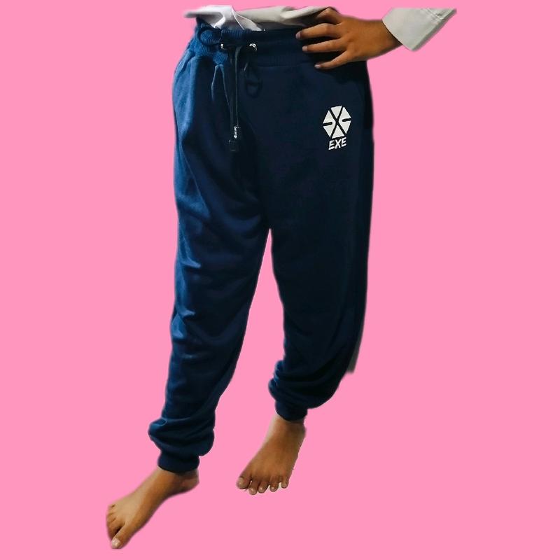 Celana Jogger Exe Anak 4-12 Tahun Sporty dan Trendy - Pakaian Anak Laki-Laki dan Perempuan Navy Olahraga Abu Outdoor 4