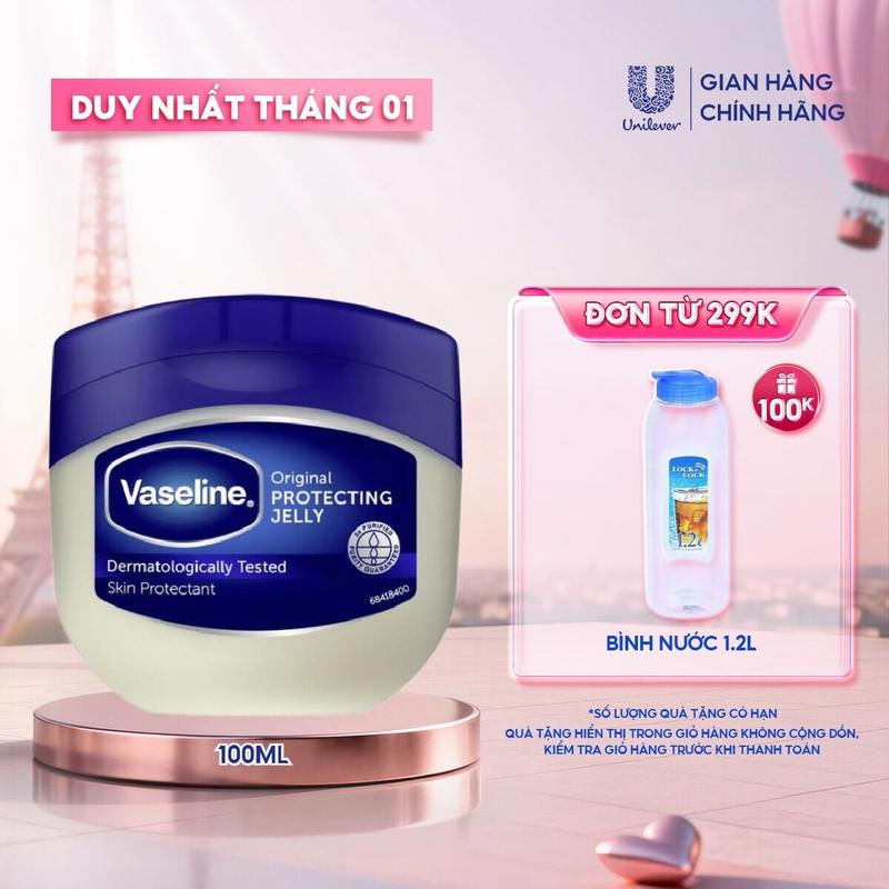   Live  Sáp dưỡng ẩm Vaseline Protecting Jelly 100ml  85g  phục hồi da khô nứt nẻ 