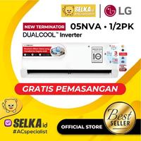 Gambar AC LG K05NVA / 05 NVA + PASANG AC SPLIT 1/2 PK NEW TERMINATOR DUALCOOL INVERTER - PASANG 0.5mm dari Selka ID Specialist AC Kota Administrasi Jakarta Barat 1 Tokopedia