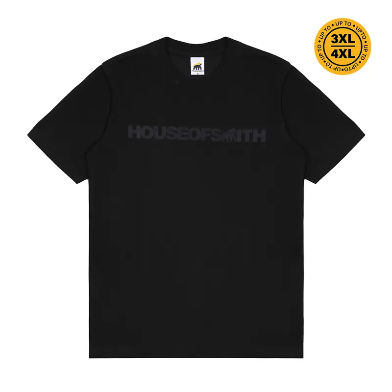 House of Smith T Shirt Sflo Black #17 - Kaos Pria Lengan Pendek
