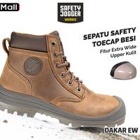 Gambar Safety Jogger Works Sepatu Safety Jogger Dakar EW S3 Leather Extra Wide Fit Toe Cap Besi & Sol Anti Penetrasi Baja Tahan Air SRC ESD Kekuatan Kenyamanan Optimal - 38 dari Safety Jogger Official Kota Medan 1 Tokopedia