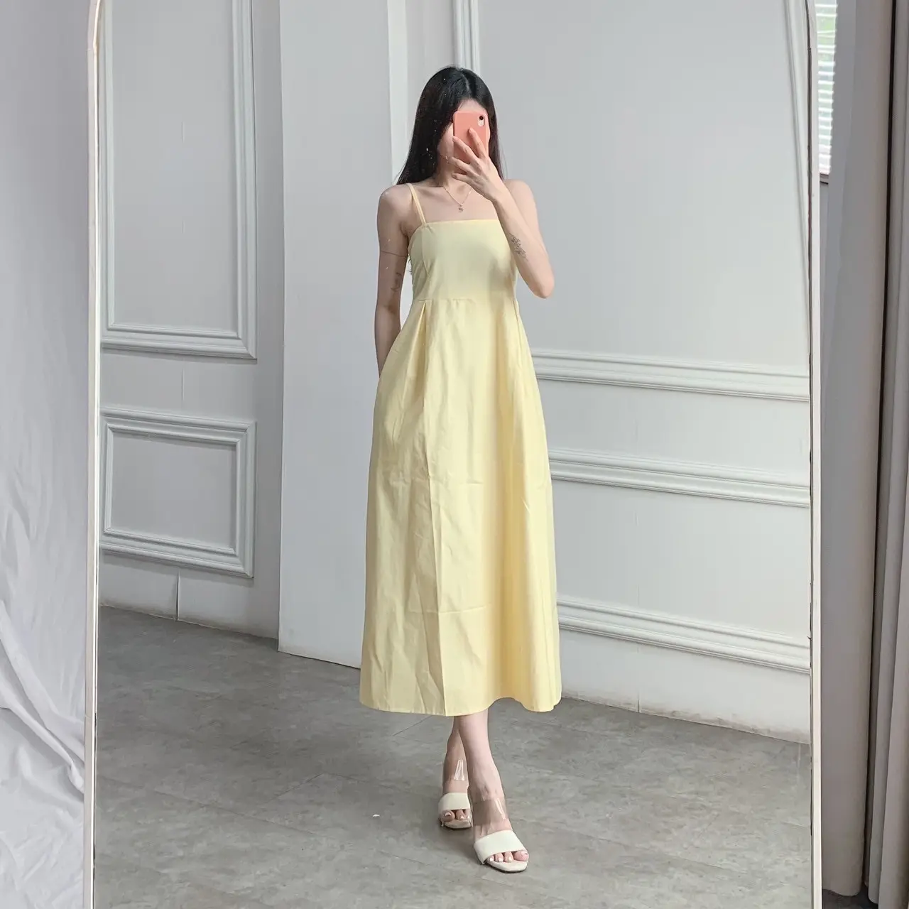 midi dress and shoes Daily Stroll Midi Dress