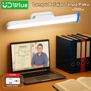 (Free Remote) UUDBLUE Lampu Dinding Magnetic 3in1 LED Wireless Tanpa Kabel Magnet Portable Fitur Sentuh 3 Pencahayaan DL09