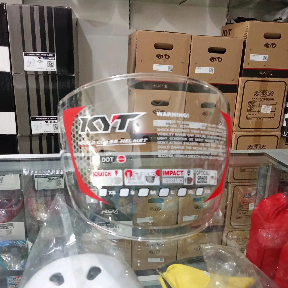 VISOR KYT KYOTO CLEAR ORIGINAL