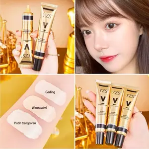 2Pc YZS Liquid Matte Foundation Full Coverage Waterproof Oil Control Tahan Lama Concealer Lightening Wajah Mencerahkan