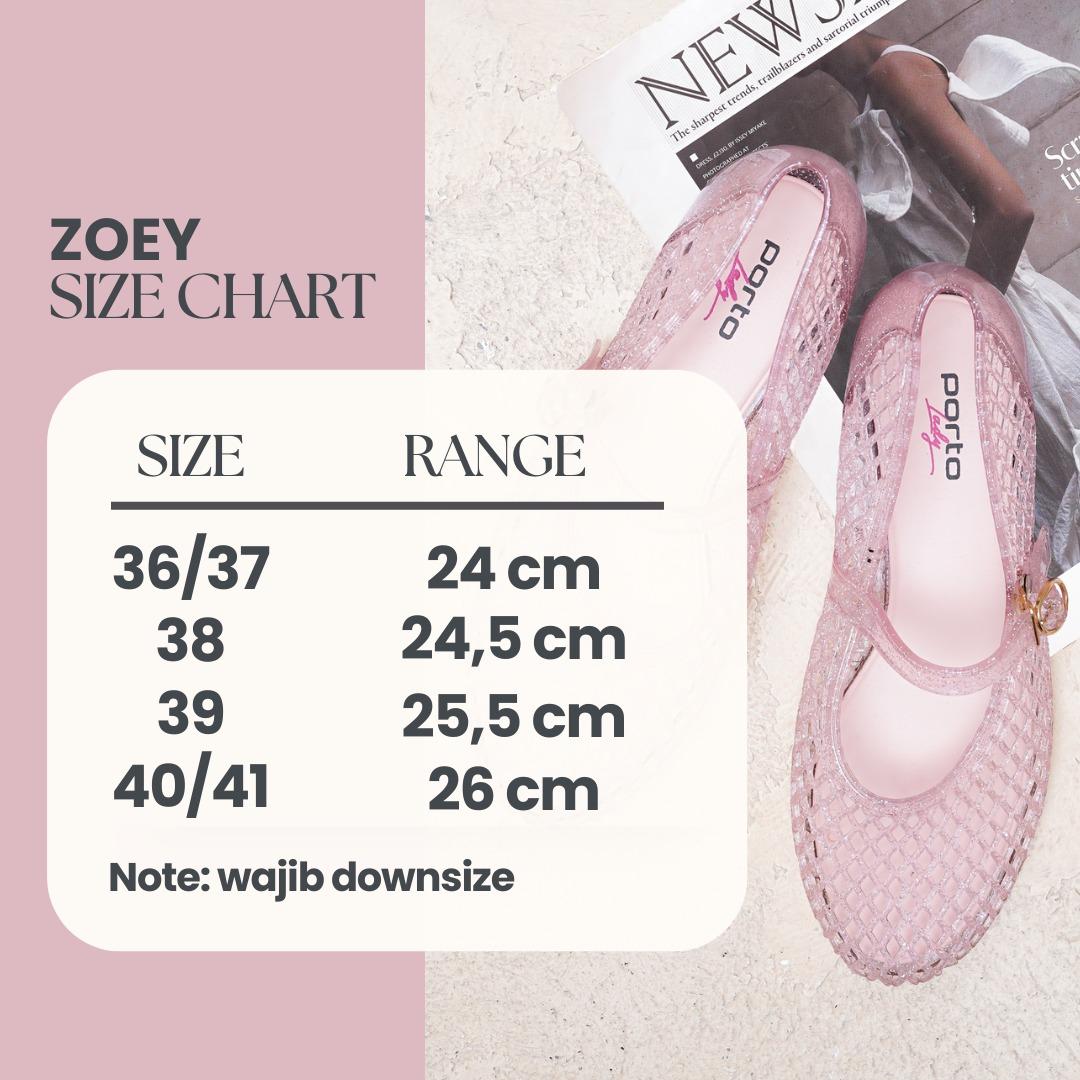 Porto Zoey - Flatshoes Jelly Lentur Model Jaring dengan Snapbling Hand Made Estetic & Elegan | Sepatu pantai jaring-jaring anti air sepatu kekinian