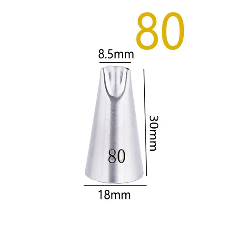 Piping Nozzles For Cakes Fondant Decorating Pastry Icing Tips Baking Tools Create Chrysanthemum Pine Nuts Petals #80 3