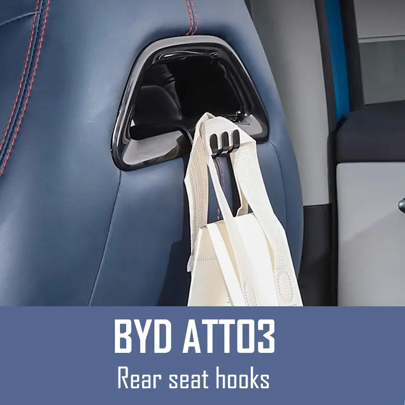 Suitable for BYD ATTO3 interior modification with dedicated second row seat hooks and rear row hook items ATTO3