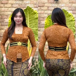 (KEBAYA SAJA) /Kebaya jadi Sofia full Strait / kebaya modern / kebaya brokat/ atasan tradisional/KEBAYA EMILLY Panjang kamen bali wisuda