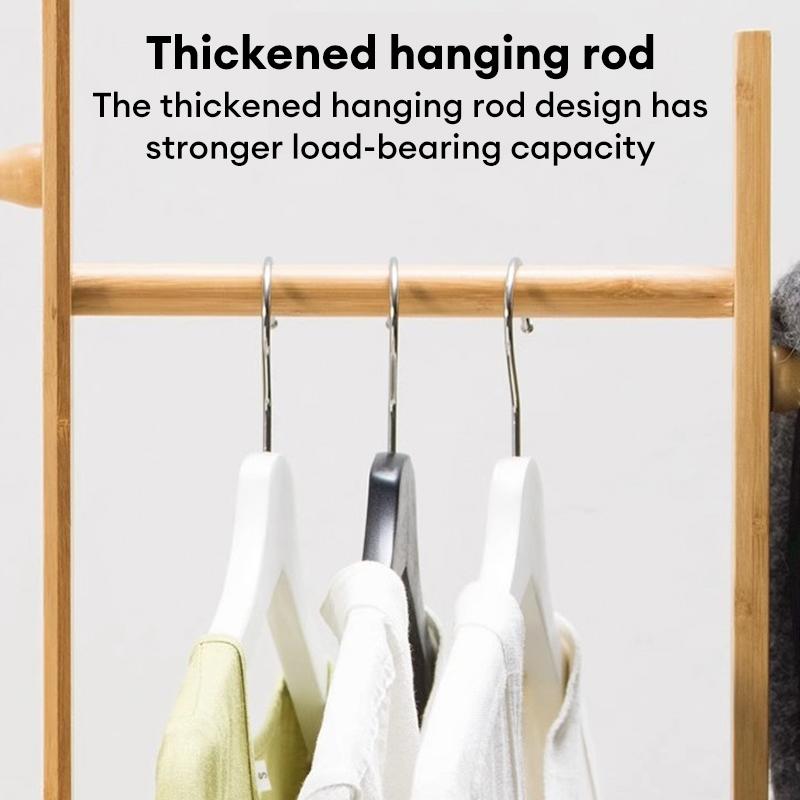 Product Introduction of (Spot goods)bag rack bracket Floor standing coat rack H-shaped original color wooden/brown 15