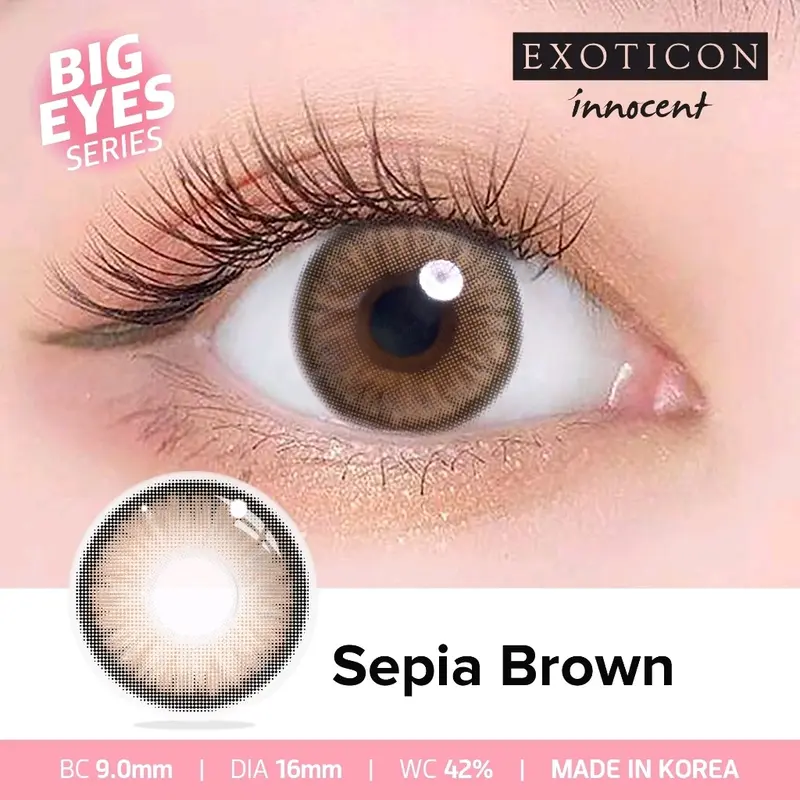 Paket Softlens Innocent 16 MM + cairan 60 ml + Jepitan free Lenscase 5