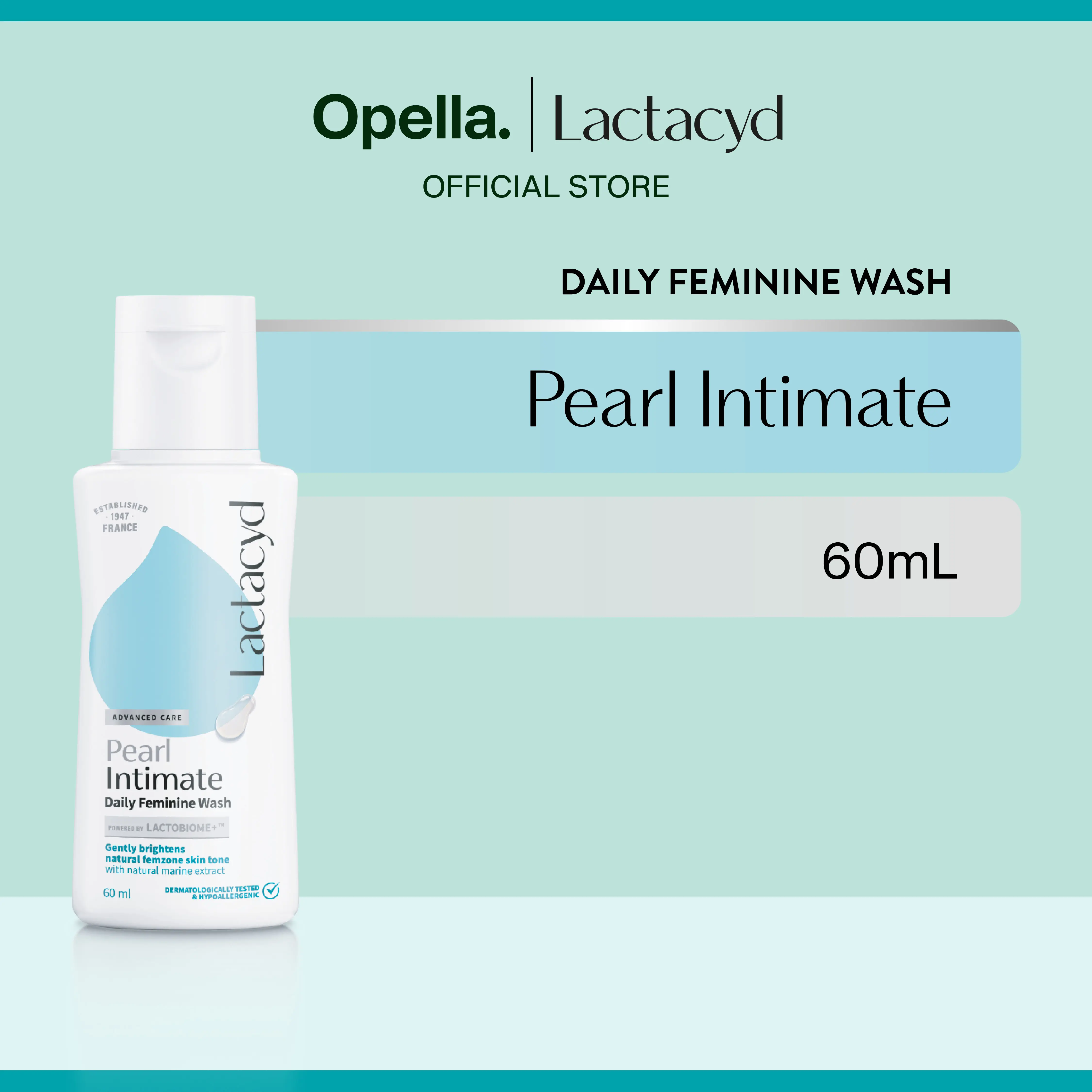 [NEW LAUNCH] Lactacyd Feminine Wash Pearl Intimate Advanced Care 60mL - Merawat dan Mencerahkan Area Kewanitaan dalam 7 Hari