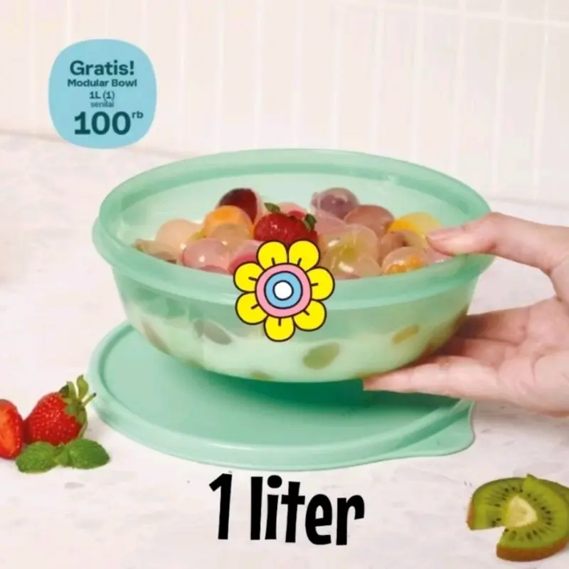 Modular bowl 1 liter harga satuan 0