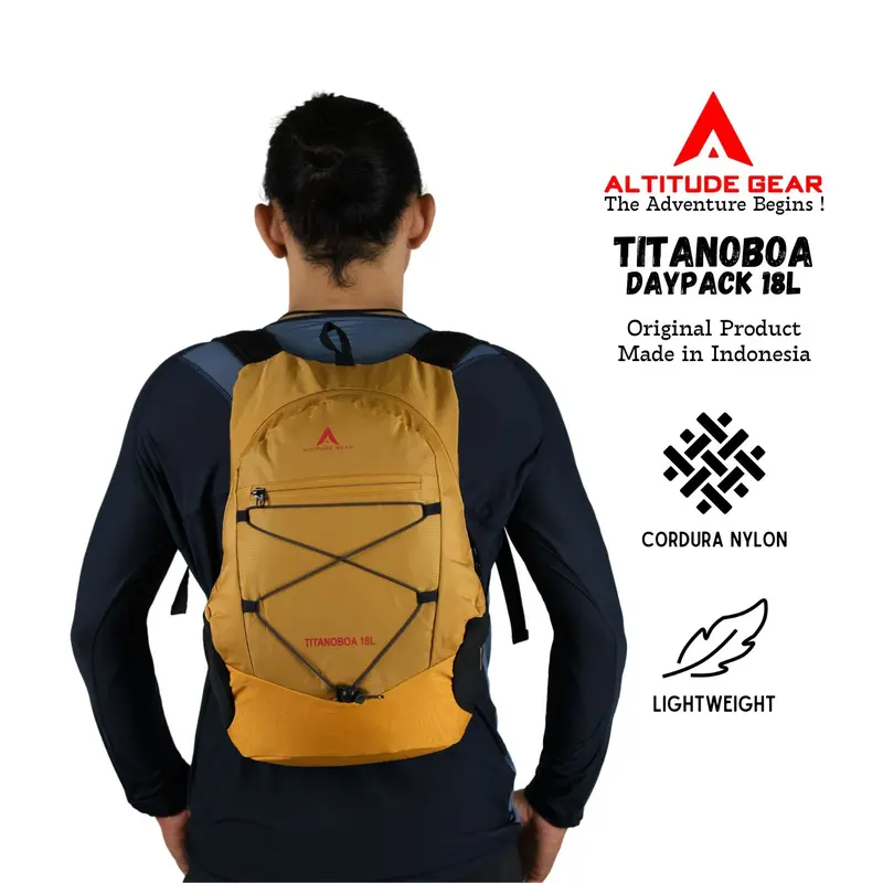 Altitude Gear Titanoboa 18L Tas Summit Ransel Lipat Multifungsi Portable Ultralight 2