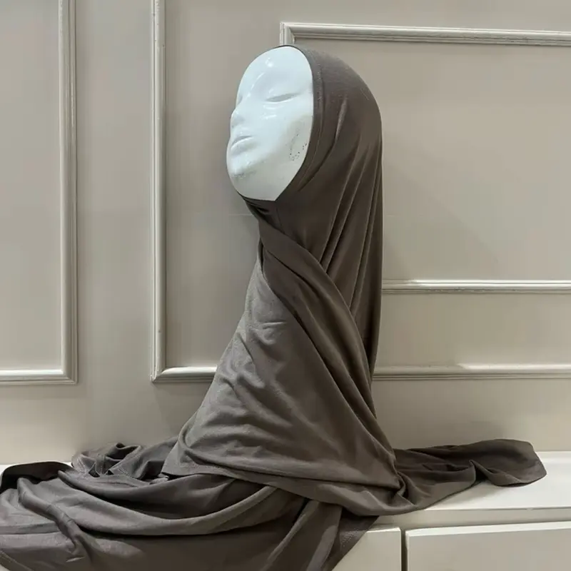Jilbab Instan Belakang Oval Bahan Cotton Rayon Merk Jasmine / Kerudung  Muslim 5
