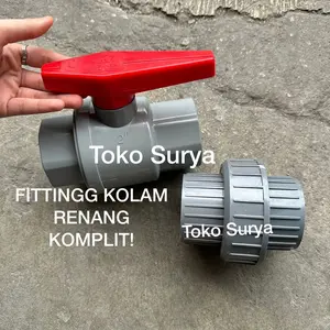 Ready Selalu Bisa instan FITTING KOLAM RENANG WATERMUR 2" UNION SOCKET 2" STOP KRAN 2" STOP KERAN 2" BALL VALVE 2"  WATER MOR 2" MUR TOREN 2" MUR 2" MUR PIPA 2" MUR PVC 2" WATERMOR PVC 2"