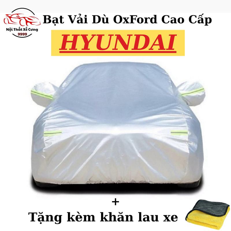 Bạt Phủ Ô Tô Vải Dù Oxford Cao Cấp - Dành Cho Các Dòng Xe HYUNDAIII
