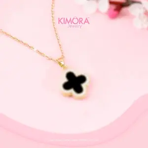 Kimora - Kalung Titanium Wanita Bunga Semangi Tira  Klt212