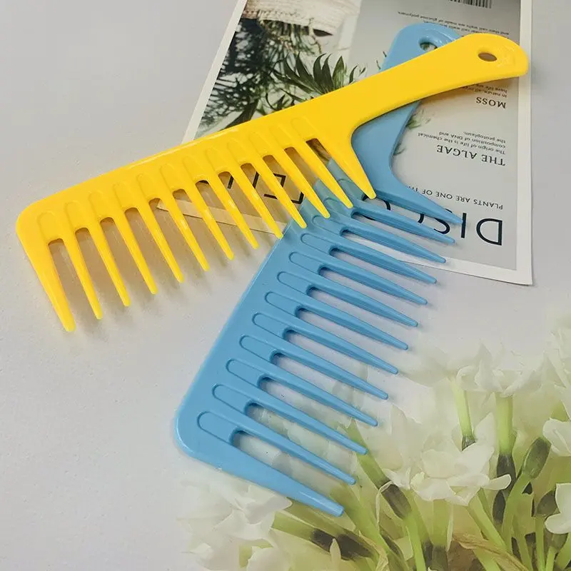 Sisir Besar / Sisir Salon / Sisir Rambut Keriting Gigi Besar Anti Statis / Sisir Kecantikan Hair Brush oishii SH P10 2