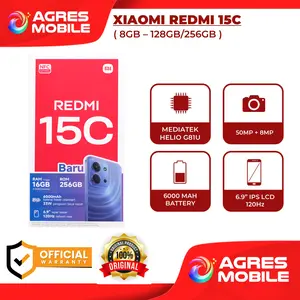 [ LIVE EXTRA ] XIAOMI REDMI 15C ( 6/128GB - 8/256GB ) GARANSI RESMI