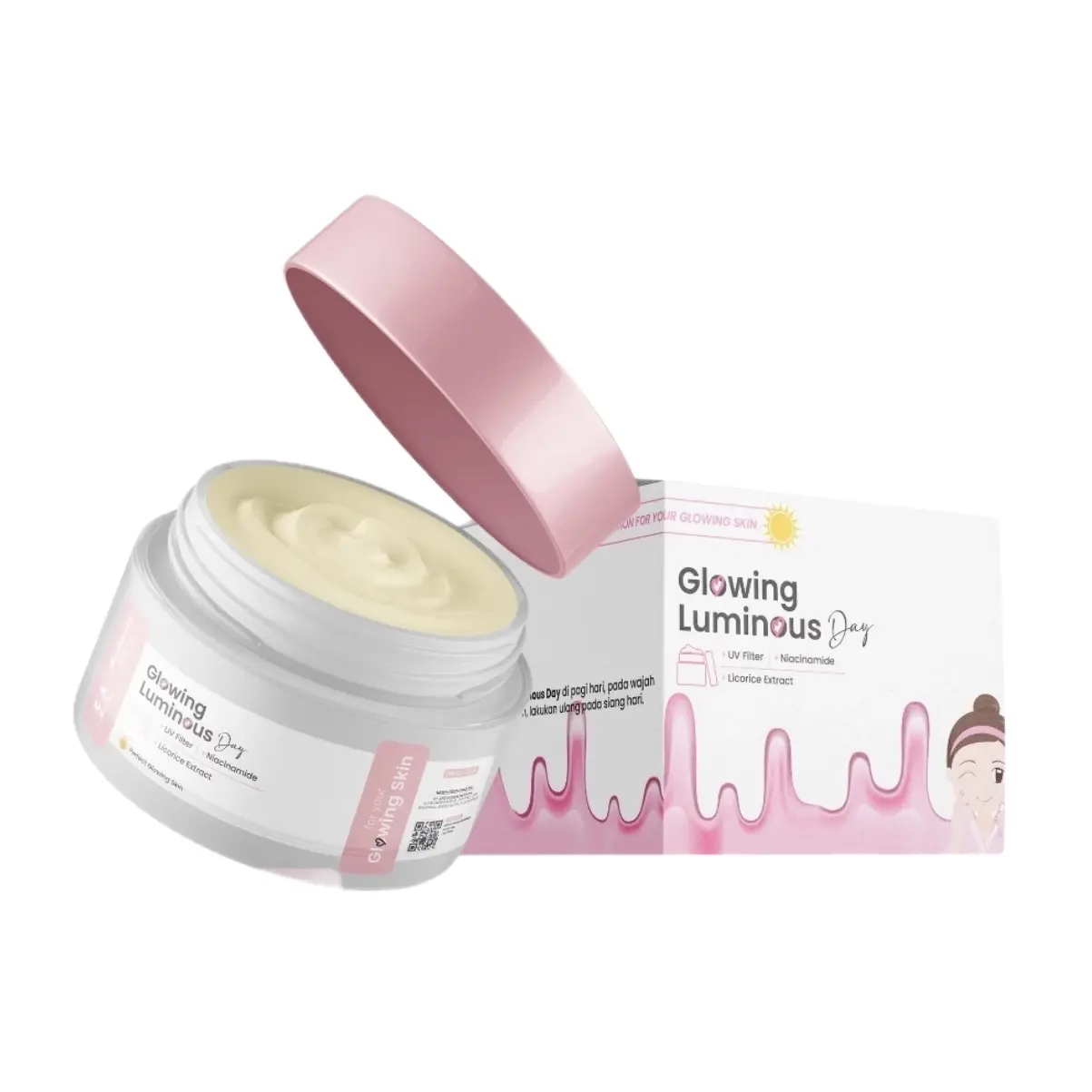 Gloglowing Day Cream Luminous Day Glowing BPOM 10g